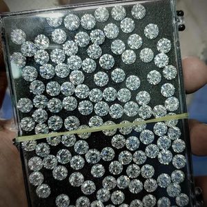 Diamant de laboratoire rond de 1 carat, couleur D, pureté VVS, certifié, pour bijoux fins - Product Image 3