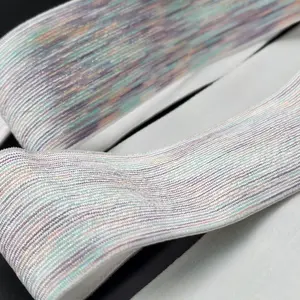 2023 2024 oeko tex yüksek kalite yeni öğeler 37mm 1-1/2 "uzay boyalı naylon Spandex spor sutyen iç çamaşırı için elastik kemer