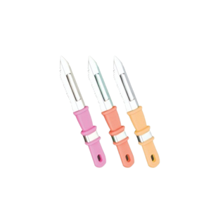 Éplucheur de fruits et légumes durable pour la cuisine domestique, éplucheur d'ail pour pommes et pommes de terre, gadget manuel en acier inoxydable - Product Image 1