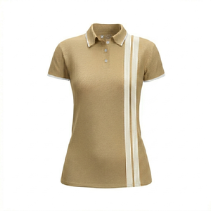 Camisa Casual para Mujer Ostriya International, 100% Algodón Tejido, Secado Rápido, Color Sólido, Transpirable, Manga Corta, Cuello Camisero - Product Image 4