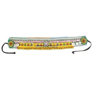 Cinturón Vintage para Danza del Vientre con Cuentas, Cinturón Tradicional Afgano Kuchi Tribal BB083A, Cinturones Hechos a Mano con Cuentas Auténticas Banjara - Product Image 1