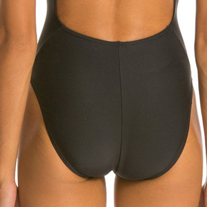 Short de bain personnalisé Rainbow à taille haute et épaules dénudées, respirant à l'avant, séchage rapide, imperméable, anti-UV, écologique - Product Image 4