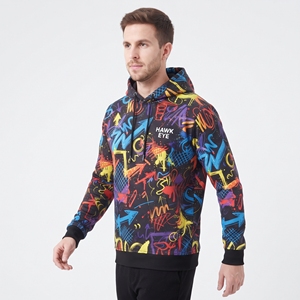 Sudadera con Capucha Sublimada Personalizada para Hombre, Sudadera con Estampado Completo, Ropa Deportiva Suave y Transpirable para Gimnasio, Entrenamiento, Uso Casual al Aire Libre - Product Image 3