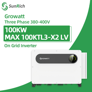 En Stock MAX 100KTL3-X2 LV Growatt <span class=keywords><strong>Inversor</strong></span> de <span class=keywords><strong>100KW</strong></span> Trifásico Conectado a la Red, Precio de <span class=keywords><strong>Inversor</strong></span> Comercial - Product Image 1