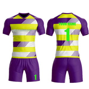 Nuevo Uniforme de Fútbol Personalizado con Nombre de Equipo, Uniforme de Fútbol de Poliéster Transpirable de Secado Rápido con Logotipo, Uniforme de Fútbol de Alta Calidad - Product Image 6