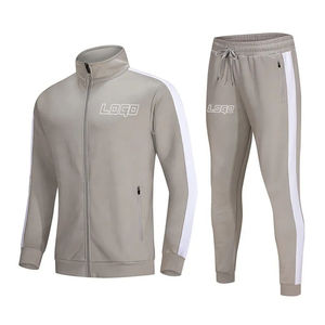 Fabricant de vêtements OEM personnalisés – Ensemble homme automne coupe-vent avec cordon de serrage, veste et pantalon, hauts à manches longues, pantalons de sport, streetwear - Product Image 3