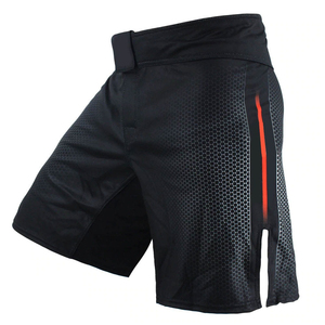 Pantalones Cortos de MMA Unisex para Boxeo, Muay Thai, Entrenamiento de Kickboxing, Elásticos, de Secado Rápido, Transpirables, con Estampado de Camuflaje Sublimado, 100% Poliéster, Colores Personalizados - Product Image 1