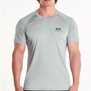 Camiseta de gimnasio cómoda y duradera para hombre, 100% algodón, corte holgado, estampada, de color sólido, hecha en Pakistán. - Product Image 2