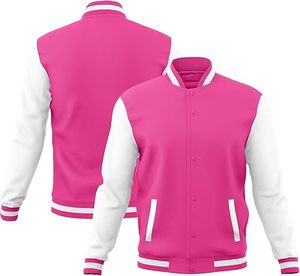 High Quality Men's Varsity Jackets Thin <b>Stand</b> Collar Light <b>Weight</b> Winter Wool Body Leather Sleeve Best Design Plain Fabric Front - Product Image 2