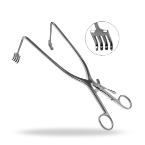 Retractor Quirúrgico de Columna Vertebral Zelpi Cerebellar 90 de 22 cm para Neurocirugía, para la Fosa Posterior y Exposición Craneal - Product Image 1