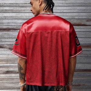 Camiseta deportiva de malla oversize estilo streetwear para hombre, estilo hip hop Y2K, transpirable, con número personalizado 07, moda urbana, jersey de fútbol americano. - Product Image 4