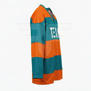 Camiseta de Hockey sobre Hielo Transpirable, 100% Poliéster, Protección UV, Estampada - Product Image 4