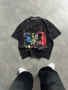 เสื้อยืดคุณภาพสูงพิมพ์ลายแบรนด์ตามสั่ง สไตล์สตรีทแวร์ - Product Image 3