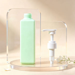 300ml/500ml/750ml Square Plastic <b>Pump</b> Sprayer <b>Bottle</b> HDPE <b>Dispenser</b> for Body Wash Shampoo Conditioner & Shower Gel (Empty) - Product Image 2