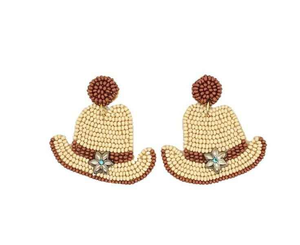 Bead-Encrusted Embroidered <b>Earrings</b> for Gifting Beaded <b>Drop</b> <b>Earrings</b> Fashion Accessories by MD HANDICRAFTS - Product Image 3