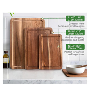 Planche à découper en bois décorative de luxe, cadeau festif, planche à découper en bois élégante et de qualité supérieure pour la cuisine - Product Image 2