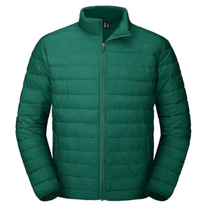 OEM <b>Men</b>’s Winter <b>Jacket</b> <b>Lightweight</b> Insulated Puffer with Water-Repellent Nylon Windbreaker Shell Full Zip & Elasticized Cuffs - Product Image 1