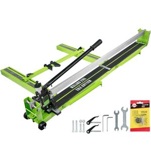 Tagliapiastrelle manuali da 47 pollici con struttura interamente in acciaio per taglio di precisione in porcellana piastrelle per pavimento in ceramica utensile manuale per taglio Laser - Product Image 1