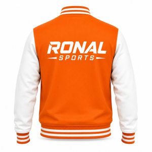 Chaqueta Varsity de Alta Calidad para Invierno, Diseño de Bordado con Logotipo Personalizado, Chaqueta de Béisbol Varsity para Hombre, Cierre OEM, Chaqueta Bomber - Product Image 2