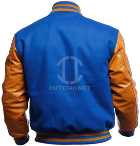 Veste universitaire personnalisée directement de l'usine pour hommes, vierge ou avec marque, veste Letterman de haute qualité pour marque de vêtements - Product Image 5