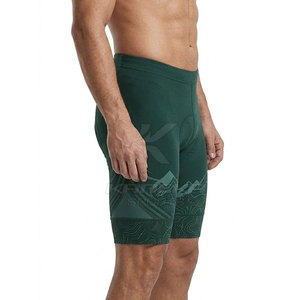 Shorts de cyclisme pour hommes style moderne, Spandex/Polyester, écologiques, respirants, coupe confortable, séchage rapide, pour le cyclisme en plein air et la course - Product Image 3