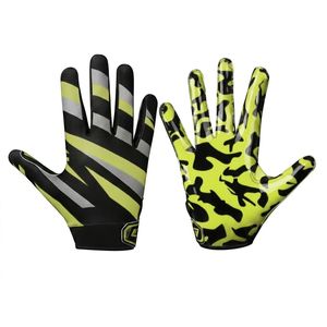 Gants de football américain pour adultes personnalisés OEM, paume collante durable, antidérapante, haute performance, vente en gros - Product Image 5