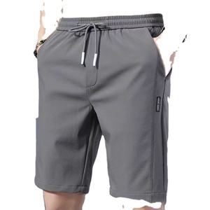 กางเกงขาสั้นกีฬาผ้าขนสัตว์ปักโลโก้ OEM แบบกำหนดเอง พิมพ์ลาย ผู้ชาย ทรงหลวมบางเฉียบ สไตล์ลำลอง ทันสมัย สำหรับฤดูร้อน ฮิปฮอป บอร์ด โพลีเอสเตอร์ 100% - Product Image 3