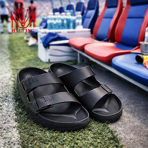 Sandalias de suela gruesa estilo Birkenstock, impermeables, de EVA, diseñadas para la temporada de fútbol, playa, venta al por mayor. - Product Image 2
