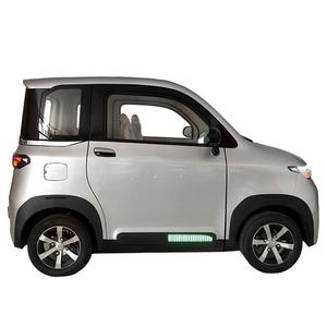 Silver Compact Electric Mobility Scooter 4-Wheel Enclosed Aluminum Alloy 3-Seater <b>72V</b> 4000W 15mph 700lb Capacity 24V55AH <b>Battery</b> - Product Image 1