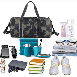 Bolsa de lona multifuncional con asa acolchada, cierre de cremallera seguro, diseño personalizado para fitness, gimnasio profesional y viajes. - Product Image 4