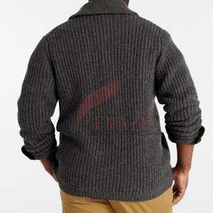 Cardigan en tricot chaud pour homme, manches longues, boutonné, doux, décontracté, pour le travail, le bureau, les activités de plein air, cardigan confortable pour homme - Product Image 5