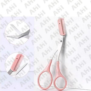 Tijeras de Manicura con Logotipo Personalizable, Extra Finas, para Cutículas, Afiladas, Rectas, de Acero Inoxidable, para Diestros, para Dar Forma a Cejas y Pestañas - Product Image 4