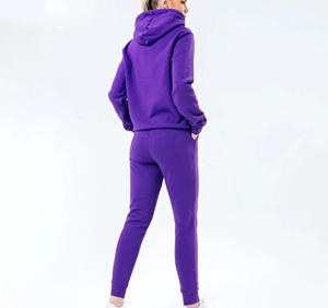 Fashionable Tracksuit Lightweight and Breathable <b>Great</b> For All <b>Seasons</b> 100% Cotton Women Tracksuit Set - Product Image 4