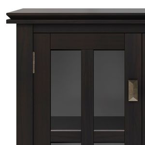 ตู้เก็บของเตี้ยสีฮิคโครี่บราวน์ เฟอร์นิเจอร์ห้องนั่งเล่นสไตล์อาร์ติซาน - Product Image 2