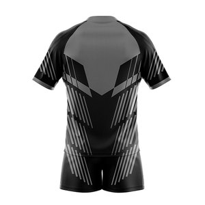 Uniforme de Rugby Personalizado, Diseño Profesional, Camiseta y Pantalones Cortos Deportivos, Impresión por Sublimación Completa, Ropa Deportiva Profesional para Equipos de Rugby - Product Image 5