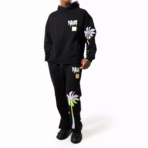 All Over Print Tracksuit <b>Men</b> Custom Sublimation Design Zip <b>Jacket</b> and <b>Track</b> Pants Set Polyester Sweatsuit Low MOQ Factory - Product Image 2