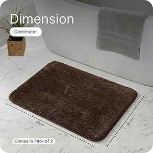 Tapis de bain personnalisé extra épais, antidérapant, absorbant, super confortable, tapis de salle de bain luxueux, doux et moelleux, petit tapis pour salle de bain et douche - Product Image 4