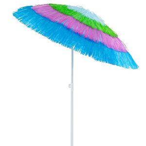 Ombrellone da Spiaggia e Patio in Stile Tiki con Tetto in Paglia, 6 Piedi, con Pulsante di Inclinazione e Borsa per il Trasporto - Product Image 5