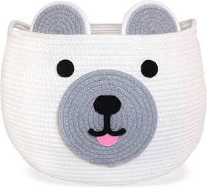Best Choice Eco-Friendly Multifunction Cotton Rope <b>Cute</b> Storage Basket Brown Teddy <b>Bear</b> Gift Basket Household Laundry Vietnam - Product Image 6