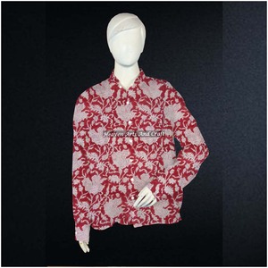 Cotton <b>Shirt</b> <b>Boho</b> Design Block Print High Quality Manufacture From India Beautiful Hand Block Printed Cotton Fabric Women <b>Shirt</b> - Product Image 1