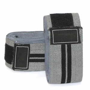 Rodilleras Tejidas de Alta Calidad, Gris y Negro a Rayas, Transpirables, con Cierre de Gancho y Bucle, Unisex, Protección para Todas las Estaciones - Product Image 6