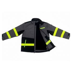 High Quality Mens Winter Work Jacket OEM Waterproof <b>Safety</b> Coat Reflective Industrial Workwear Hooded Collar Customizable Logo - Product Image 4