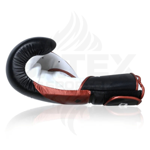Gants de boxe en cuir véritable de haute qualité, édition équipe, équipement d'entraînement professionnel pour Muay Thai, Kickboxing, hommes et femmes - Product Image 3