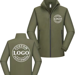Custom Couple Hooded Varsity Jacket Personalized Photo Text/Logo Front Lightweight Full Zip Zipper Pockets Loose Casual - Product Image 1