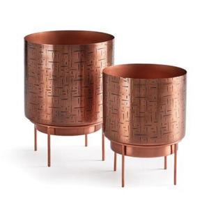 Soporte de Lujo para Macetas de Interior, Chapado en Oro, Hierro Laminado, Diseños Personalizables, Macetas Metálicas con Soporte, Acabado Negro - Product Image 6