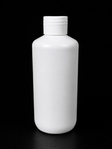 Bouteille en plastique HDPE blanche de 300 ml de qualité supérieure avec bouchon uni et joint intérieur pour l'emballage de liquides cosmétiques à vendre - Product Image 2