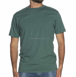 T-shirts d'été personnalisés en gros pour hommes, col rond, 100 % laine mérinos – Respirants, anti-UV, décontractés, à manches courtes, design vierge - Product Image 1
