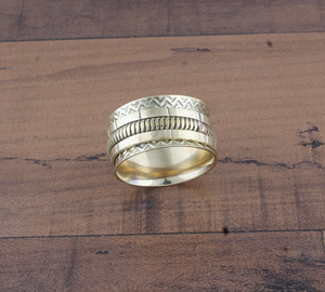 Wholesale Gold Plated <b>Spinner</b> <b>Ring</b> Classic Wedding Anniversary 925 Sterling <b>Silver</b> Gemstone <b>Ring</b> Band Stackable Women - Product Image 2