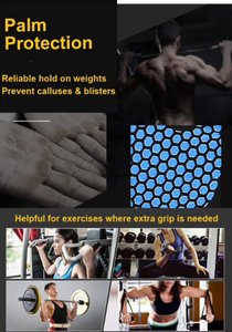 2 Pares de Guantes para Levantamiento de Pesas, Guantes Cortos de Microfibra para Entrenamiento con Protección Completa de la Palma y Agarre Extra para Hombres y Mujeres - Product Image 3