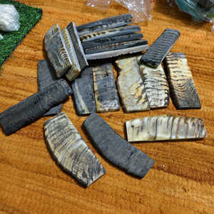 Plaquettes de couteau en corne de bœuf de haute qualité, finition naturelle, pour poignées personnalisées, prix de gros - Product Image 3